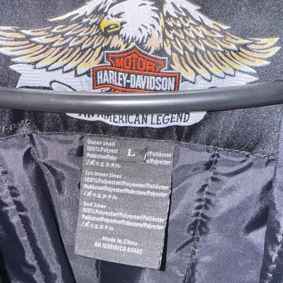 Women’s Harley Davidson Biker Jacket Size Large